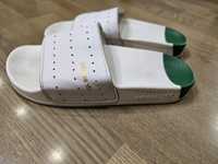 Белые шлепки Adidas originals adilette slides stan smith шлепанцы