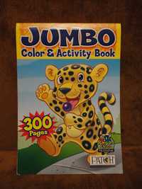 Раскраска Jumbo Color & Activity Book 300 Pages (USA)