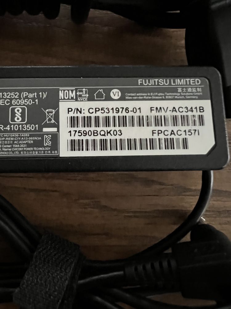 Fujitsu siemens zasilacz ładowarka do laptopa A13-065N3A