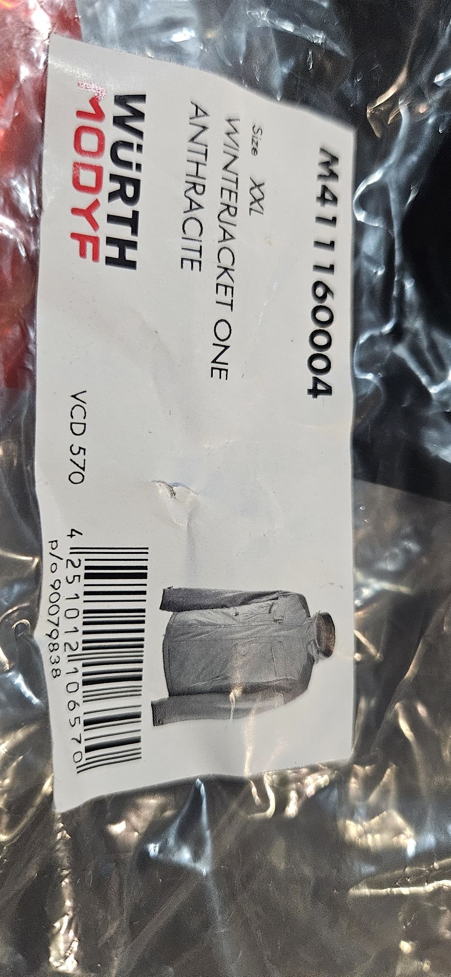 Zimowa kurtka robocza softshellowa wurth modyf XXL