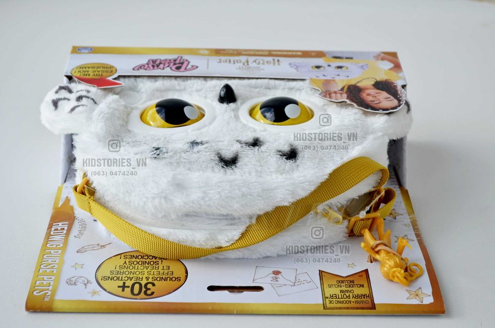 сумочка Purse Pets Hedwig сова Гедвіга Гаррі Поттер Гарри біла Букля