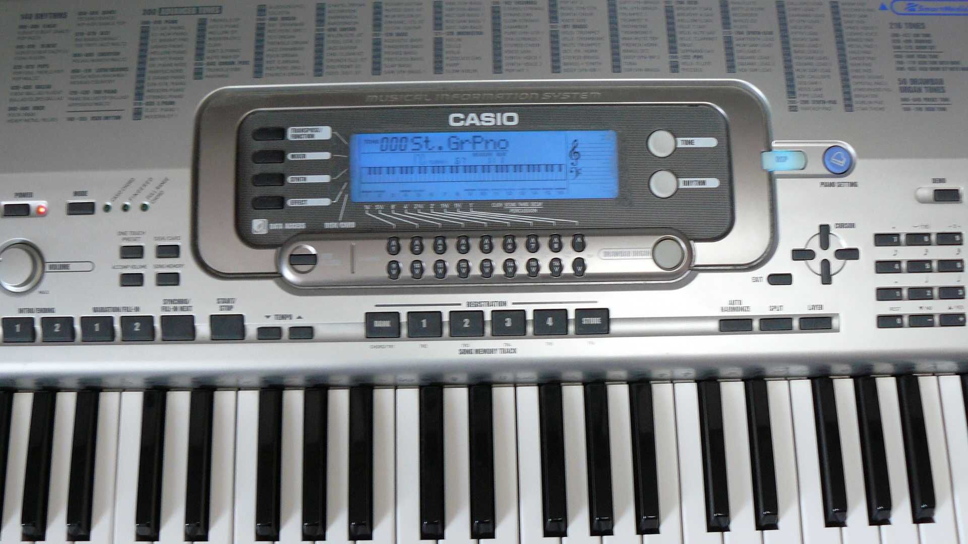 organy casio wk 3500