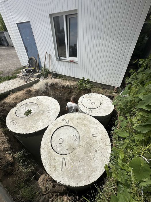 Кільця бетонні кольца армовані каналізаційні Круги стакани! Київ, обл