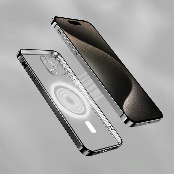 Nakładka Vmax Electroplating Mag TPU iPhone 14 Pro 6,1" - Czarna