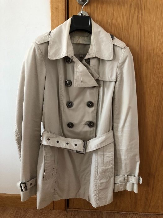 Gabardine/Parka bege da Stradivarius