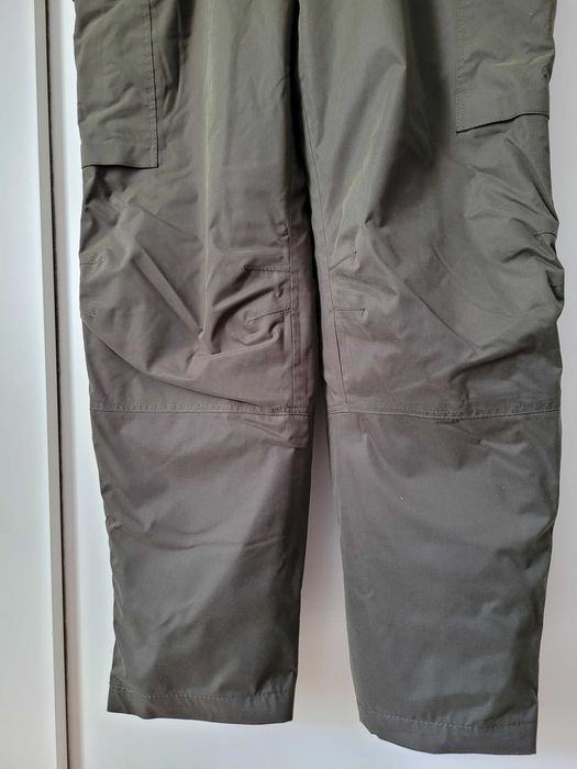 Spodnie wielosezonowe z podpinką z polaru/zielone/ zimowe/ przejściowe