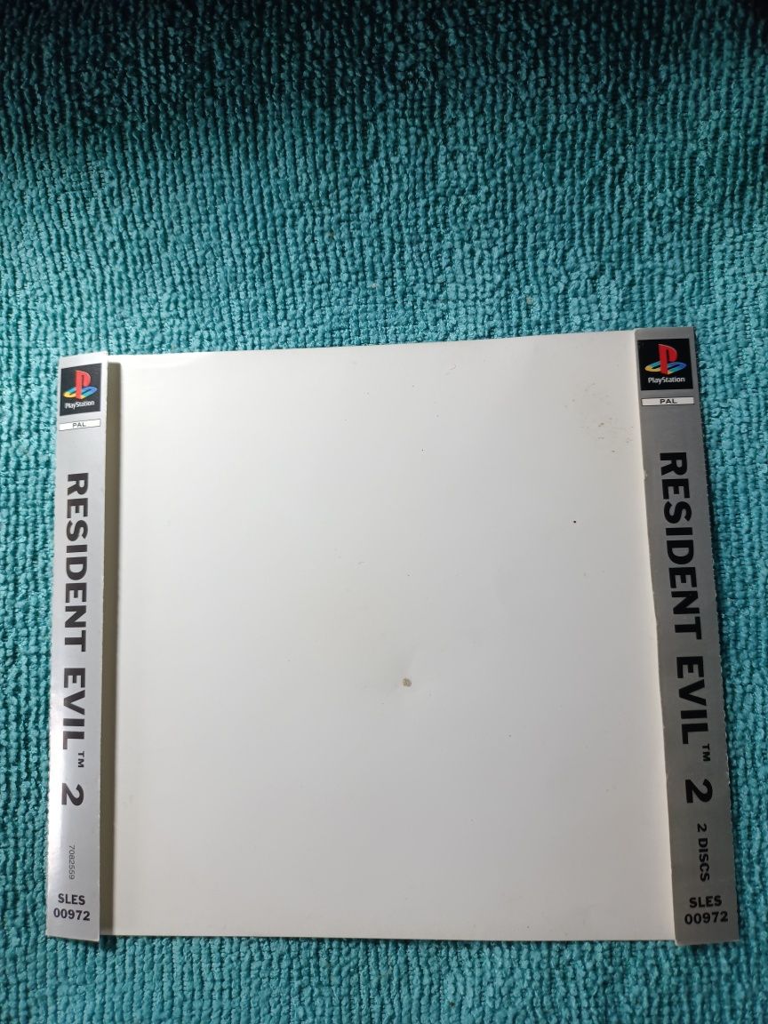 Ps1 Resident Evil 2 psx psone Okładka Tylnia