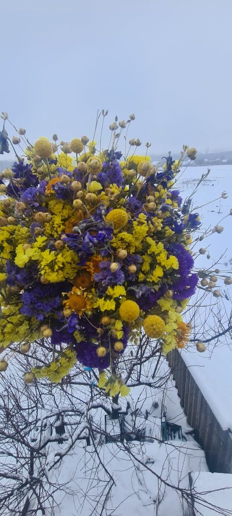 Букет із сухоцвітів