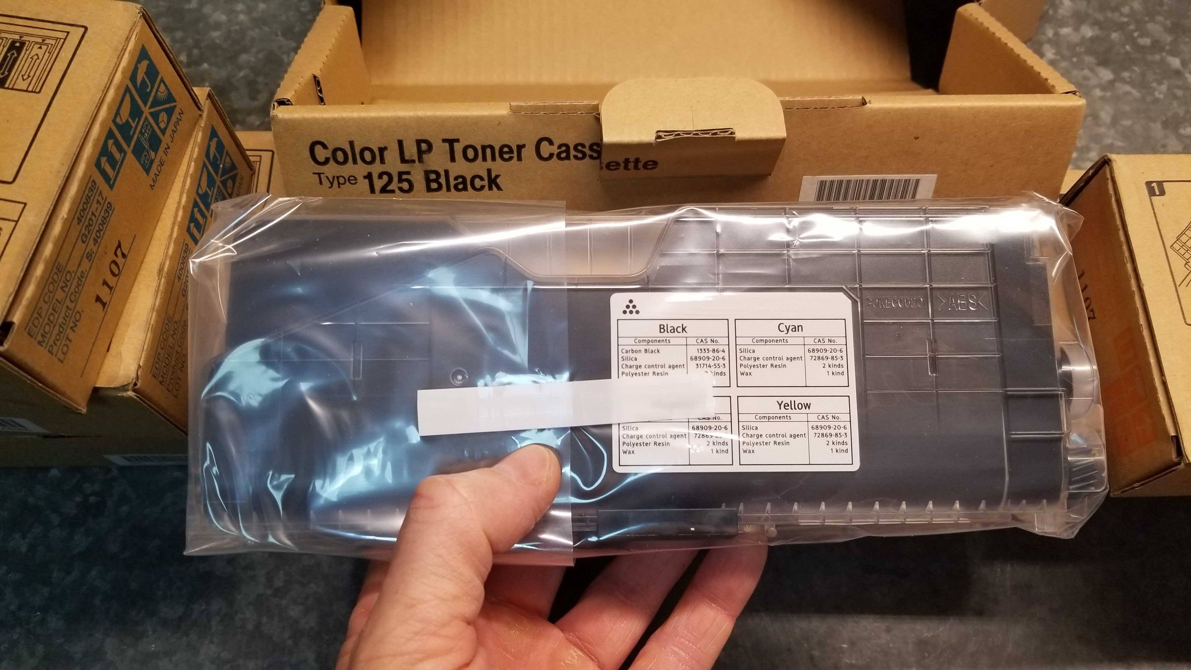 RICOH TYPE 125 Тонер-картридж для цветного лазерного принтера