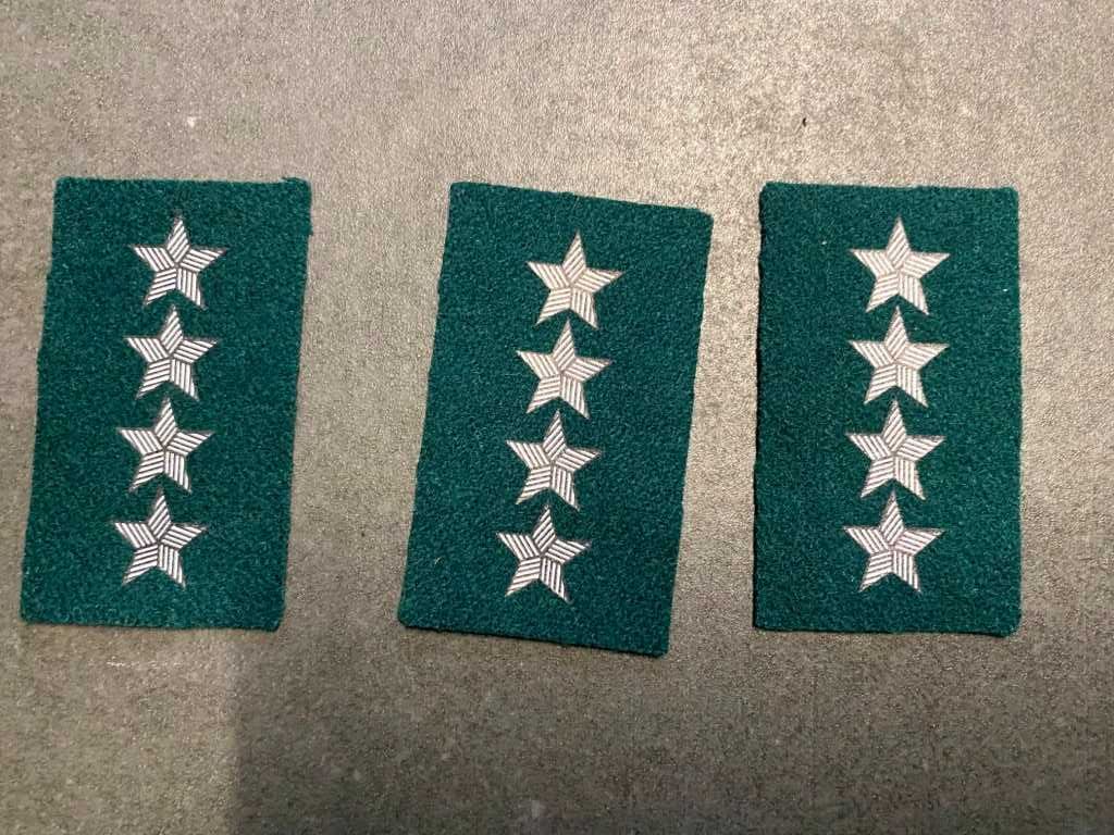 Stopień wojskowy na beret starszy chorąży sztabowy 5 szt.