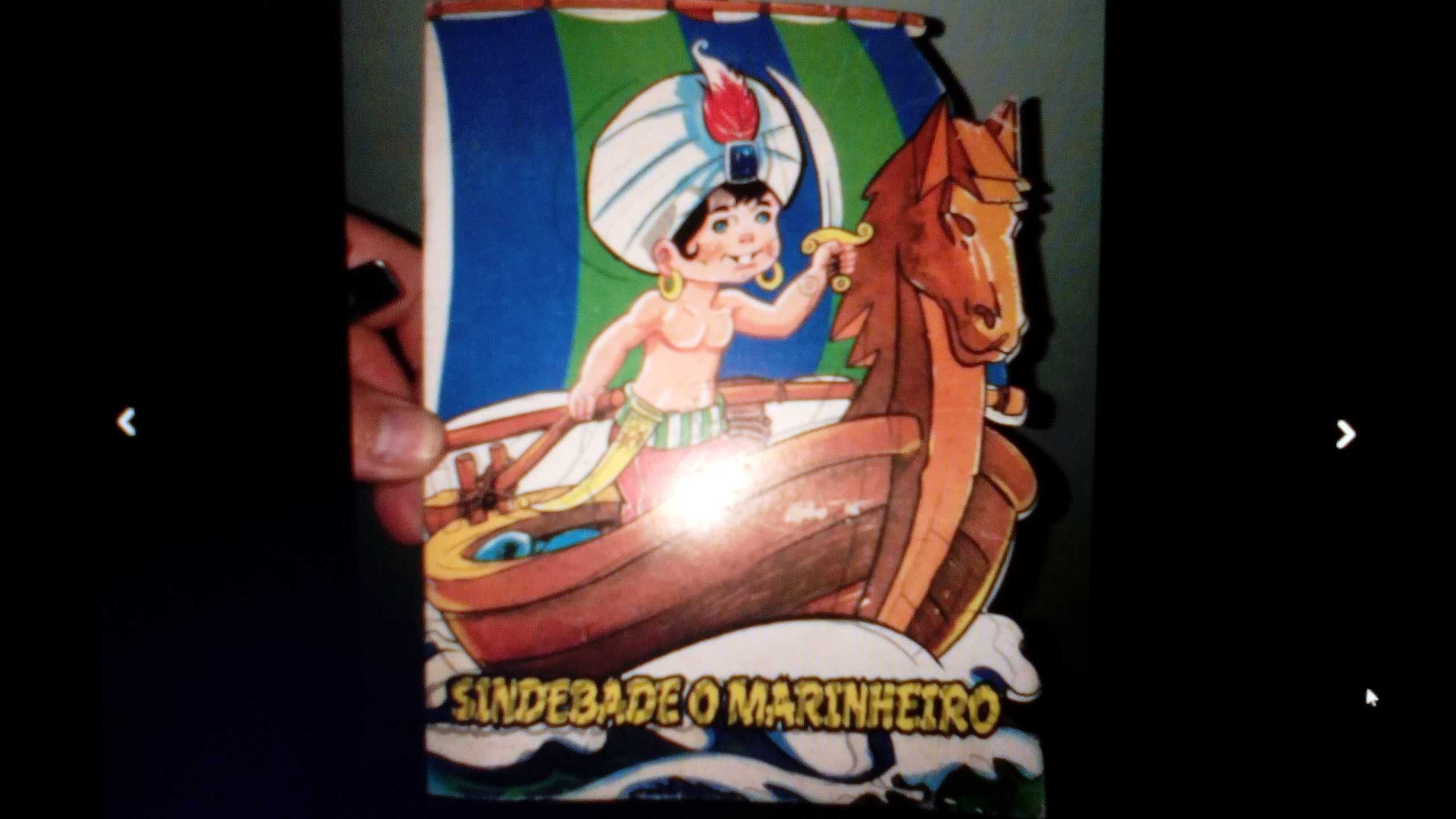 Raro livro vintage Sindebade o Marinheiro