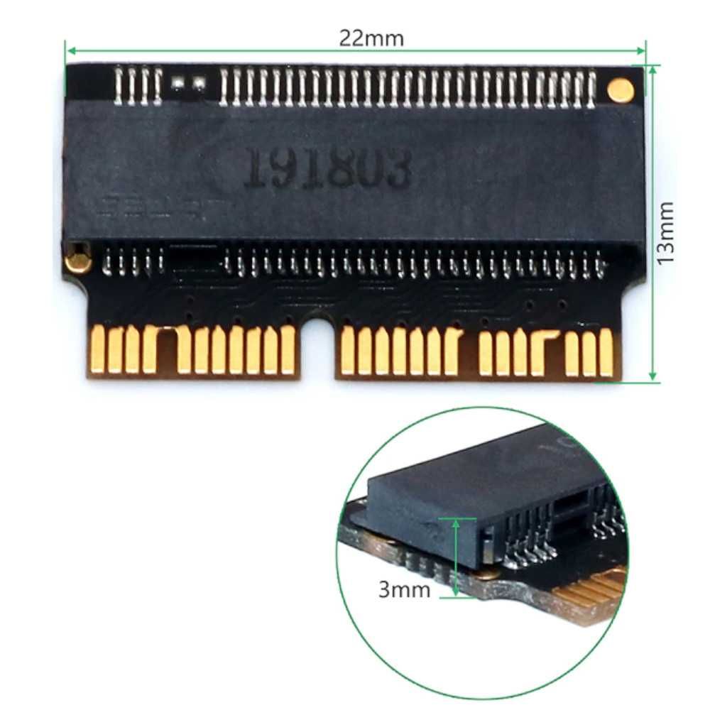 Conversor cartão M.2 PCIE » APPLE 2013 a 2017 com fatura