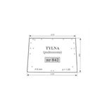 Szyba tylna Renault 95-12, 95-14, Temis 550 X, 610 X ACX161i