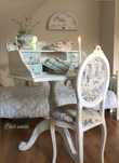 Sekretarzyk biurko Shabby chic Prowansja
