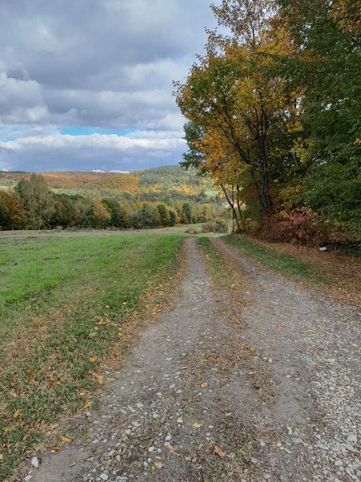 Piękna widokowa działka na przedmieściu Bieszczad
