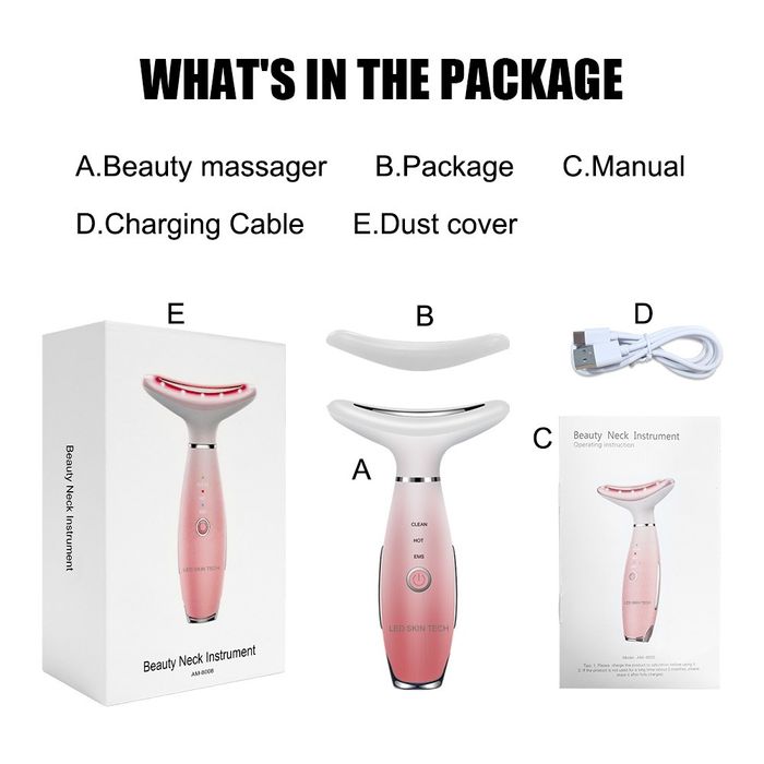 Масажер для підтягування шкіри обличчя і шиї