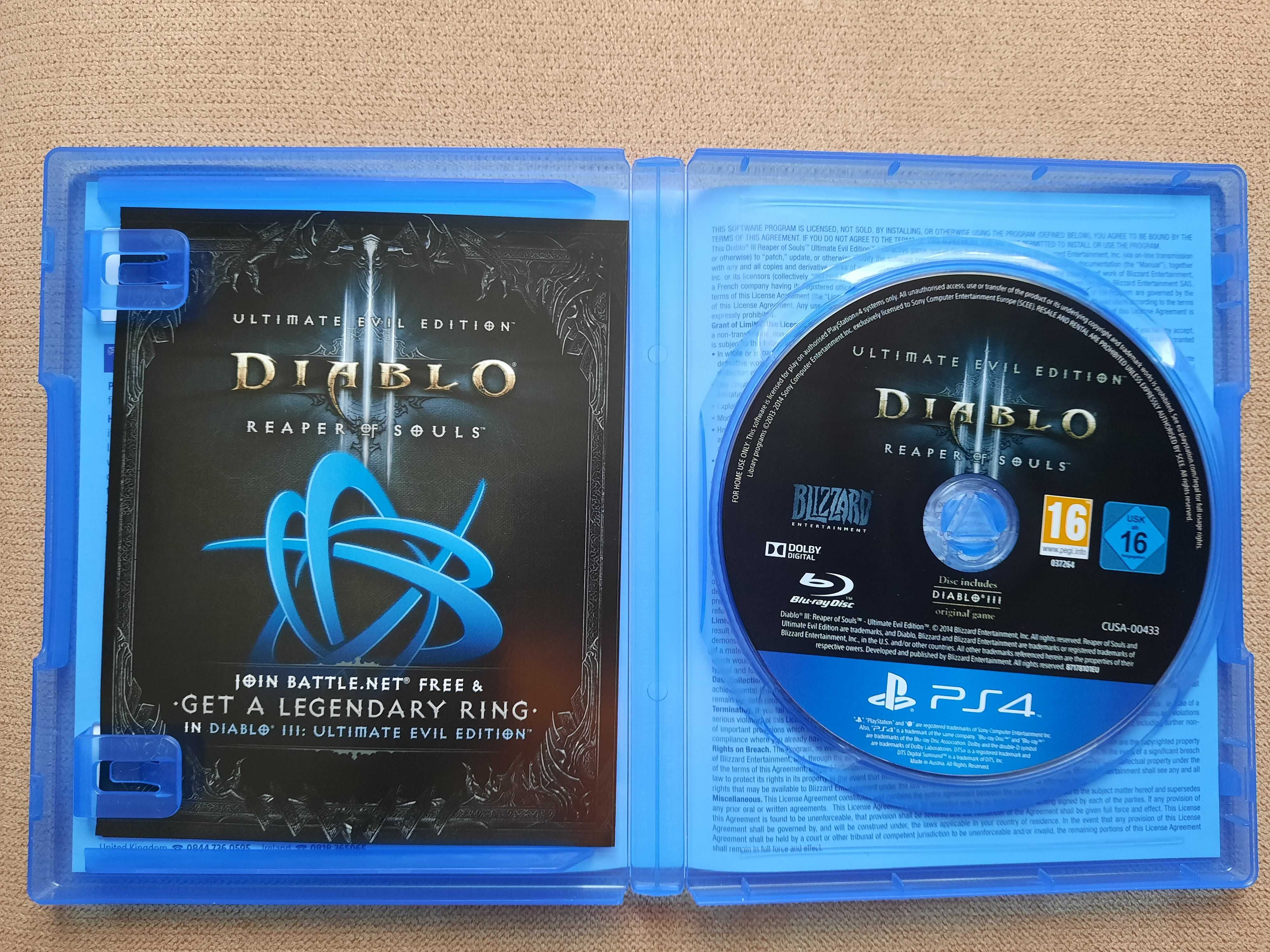 Diablo III Reaper of Souls PS4 (stan 5/6)