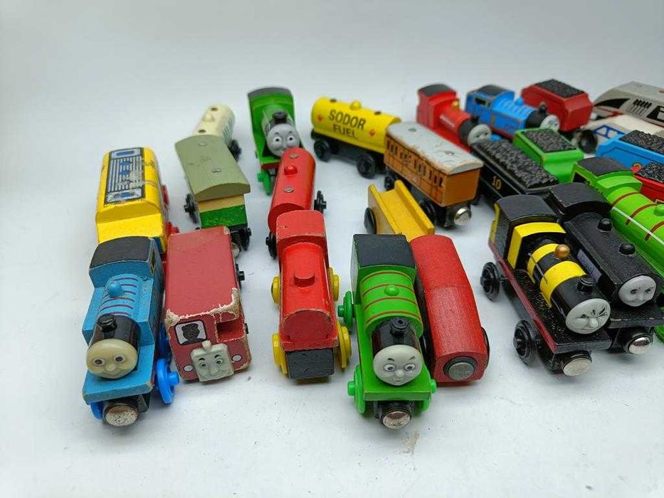 Drewniane Pociągi wagony parowozy Tomek i Przyjaciele na mages 159 zł