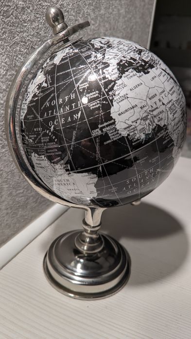 Глобус металева основа