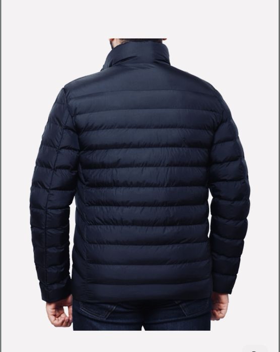 Класный темно синий пуховик ,куртка мужская Norway