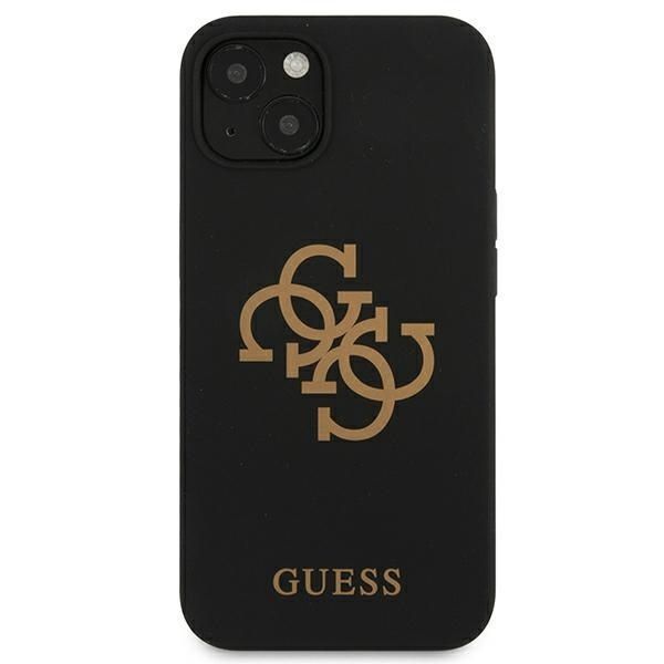 Etui Guess Silicone 4G Logo do iPhone’a 13/14/15 6.1” - Czarny