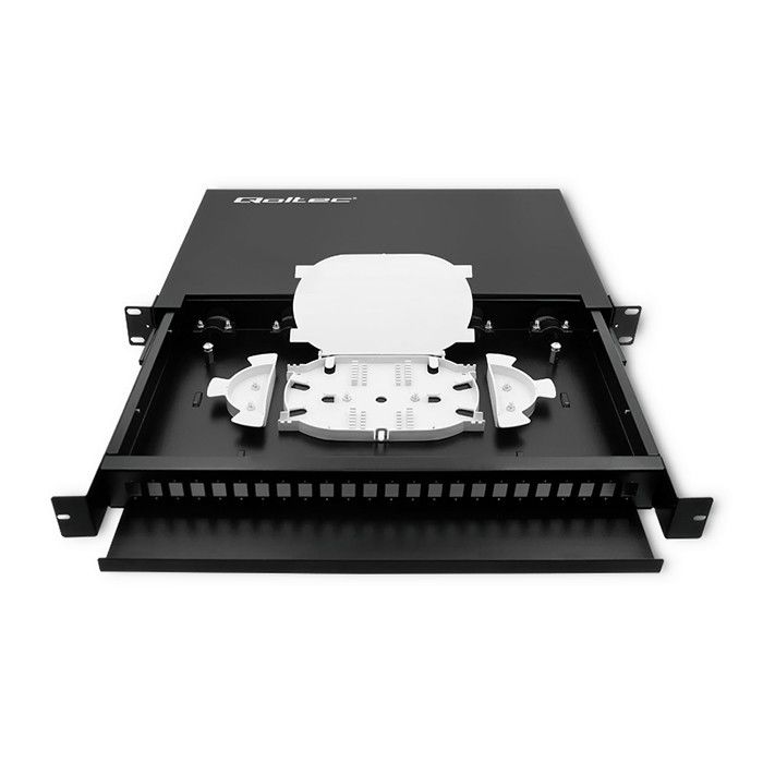 Przełącznica światłowodowa RACK na szynie ODF do szafy RACK 19''