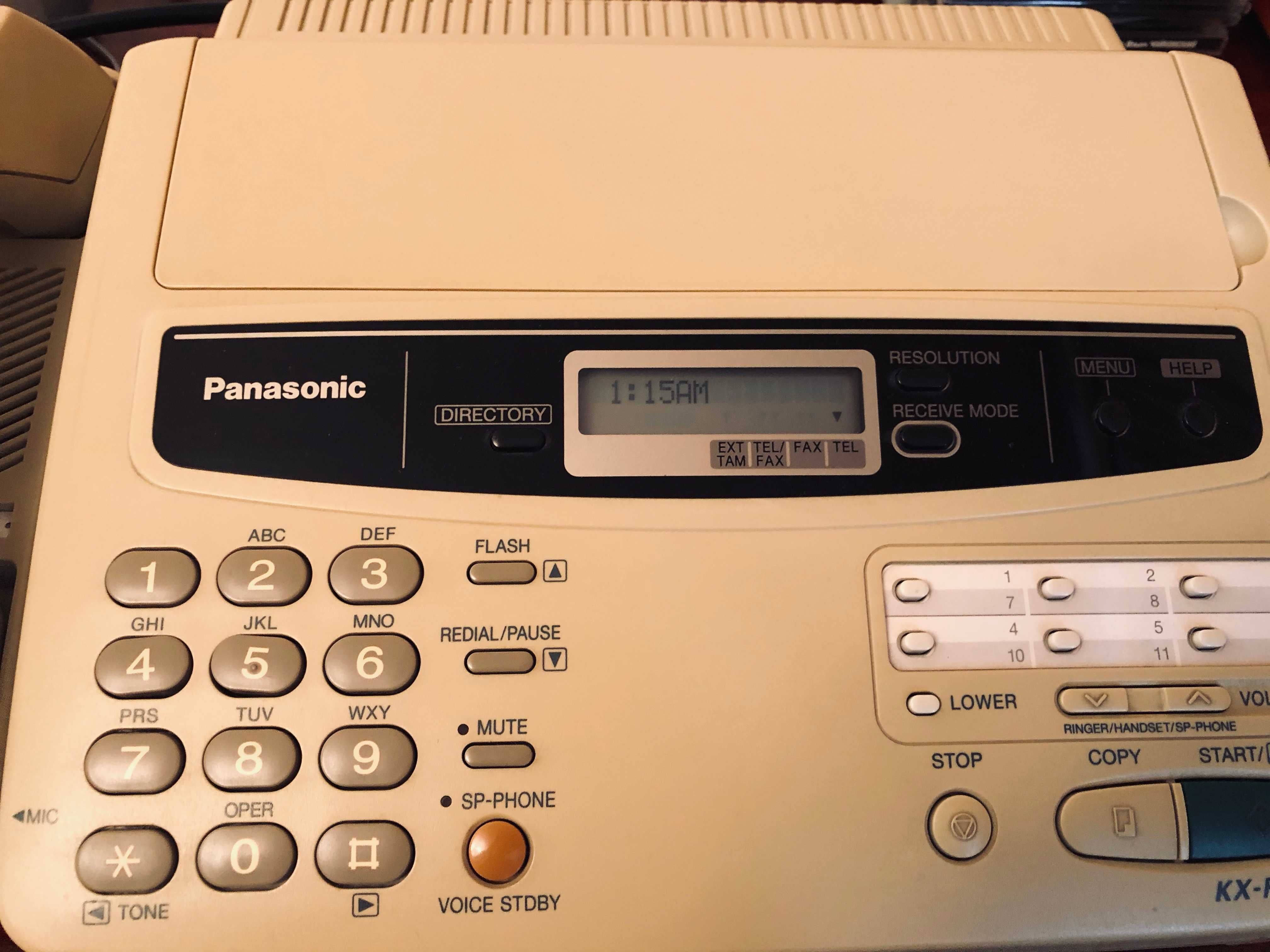 Факс Panasonic KX-F550 ( + факс-бумага)