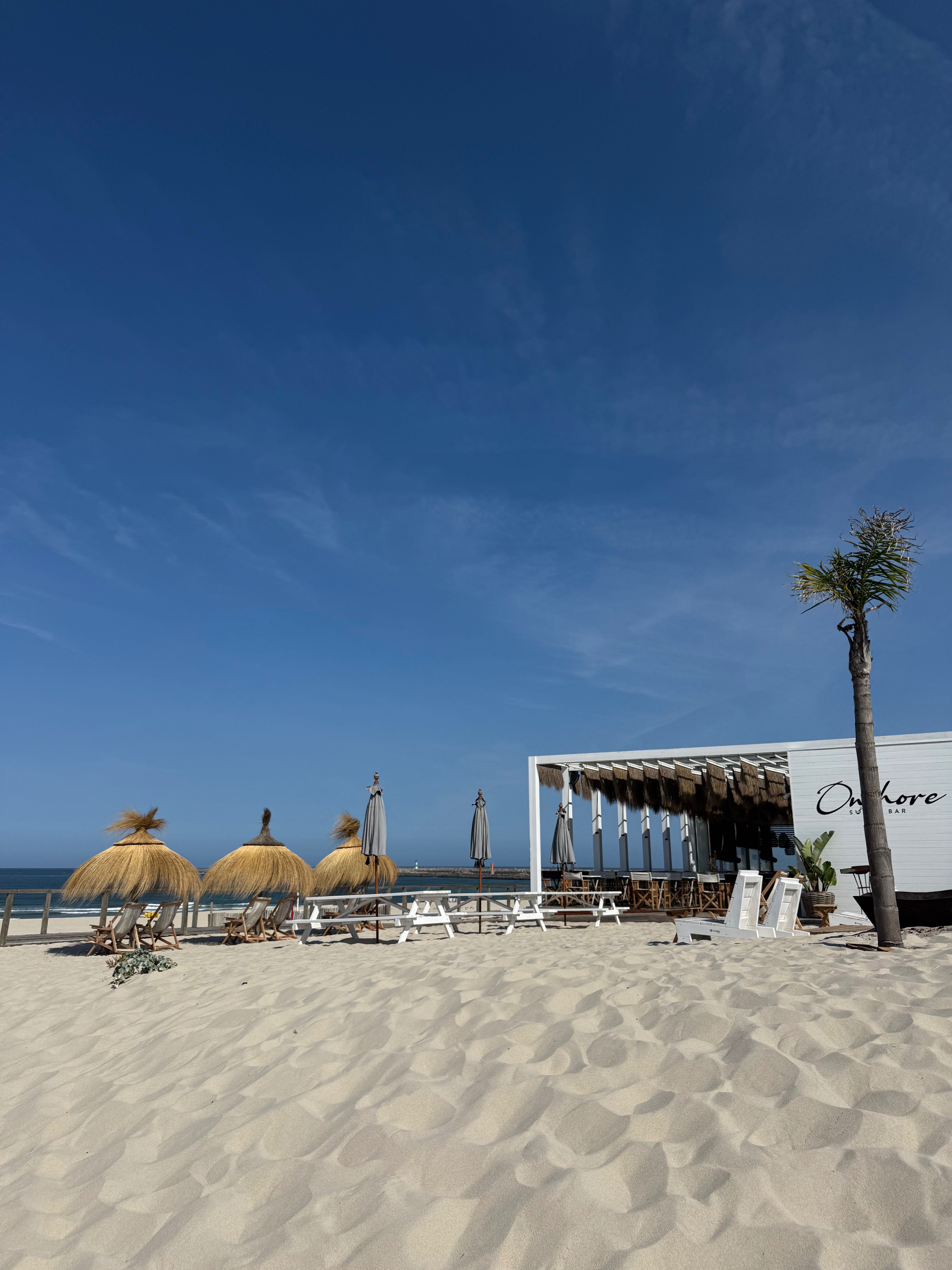 Ferias junto a praia