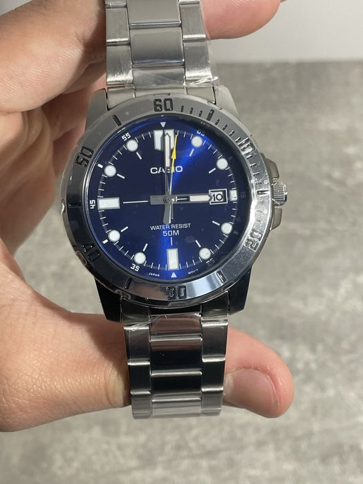 Годинник casio MTP-VD01D-2E чоловічий оригінальний касио casio часи