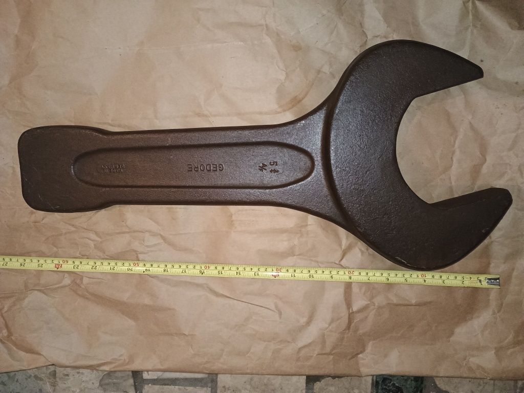 Klucz płaski duży 146mm din 133 Gedore loft industrial