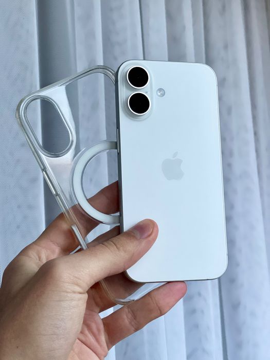 ‼️ iPhone 16 128 Гб + чохол чудовий стан, телефон