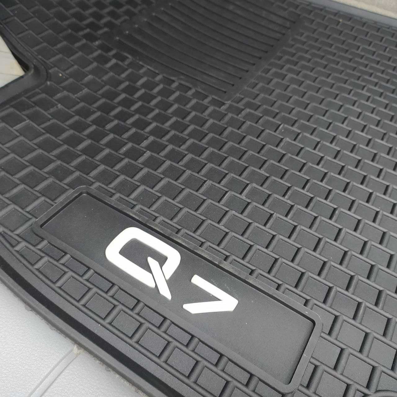 Ковры в салон коврики салона Audi Q7 Ауди Ку7 2015+ OEM Style +3-й ряд