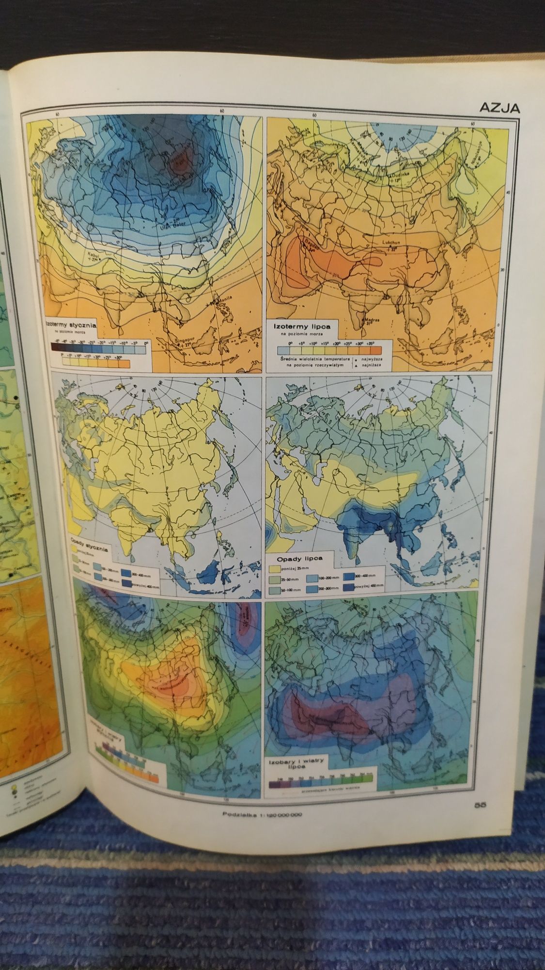 Atlas geograficzny 1968r.