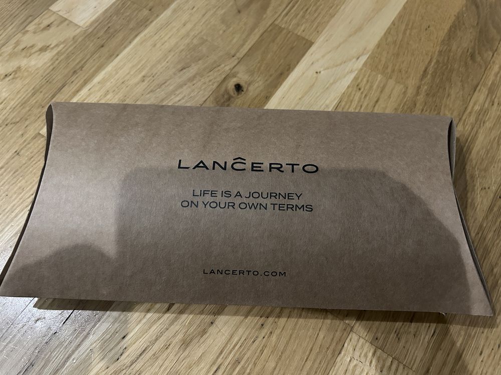Granatowy krawat Lanceto