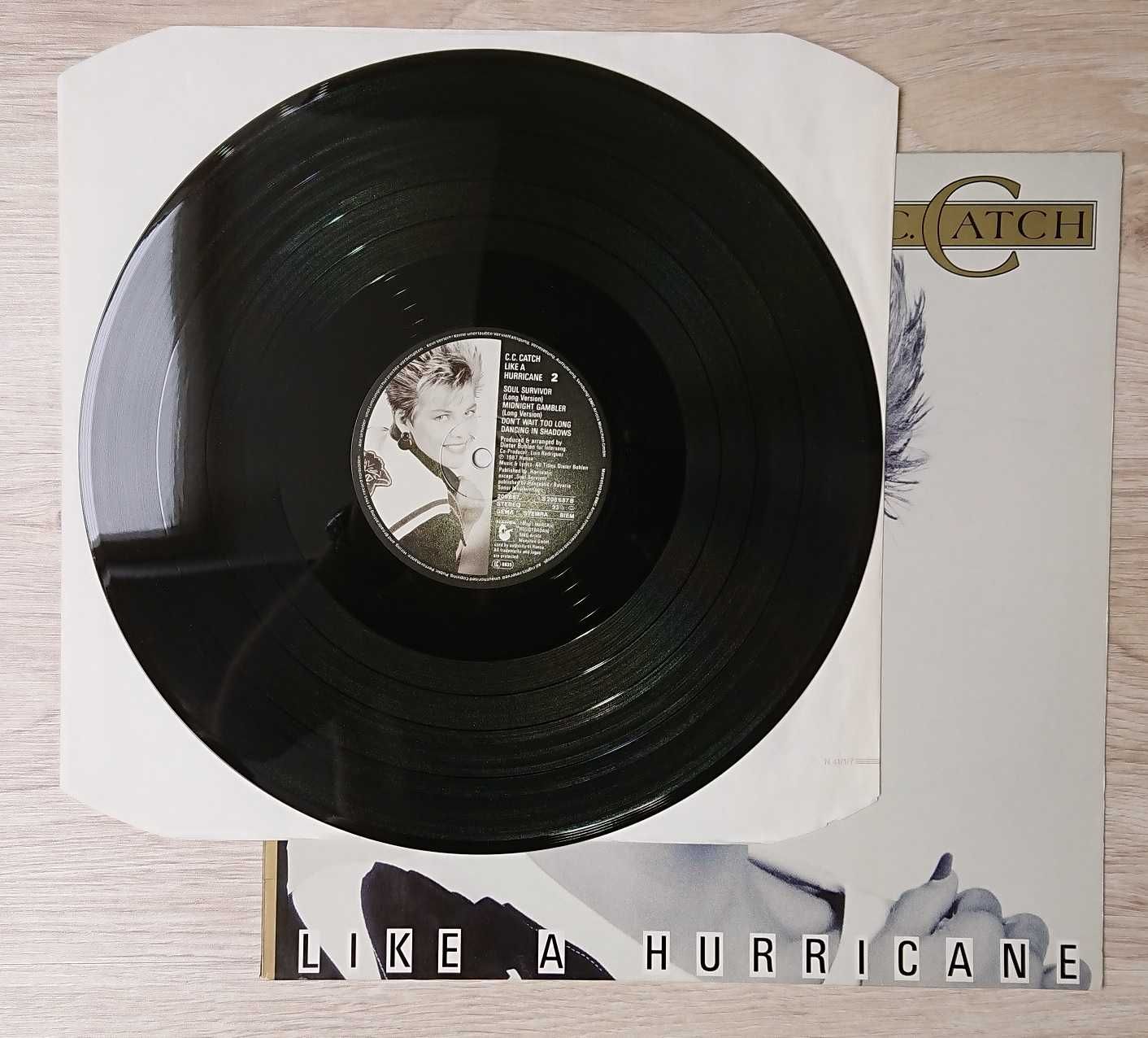 C.C. CATCH - Like A Hurricane - LP 1987, Germany.