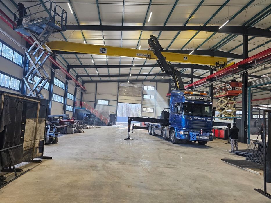 Usługi dźwigowe transportowe hds 10t  kontenery maszyny laweta galsta