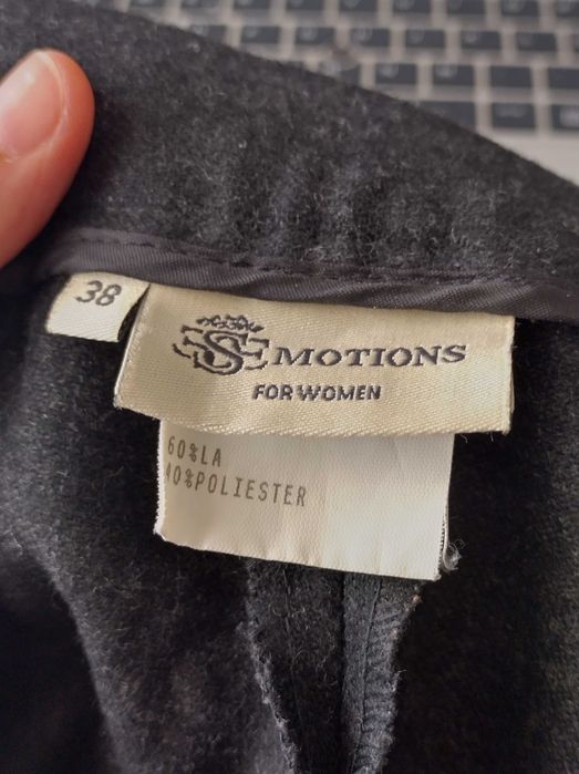 Calças fazenda preta - 60% lã