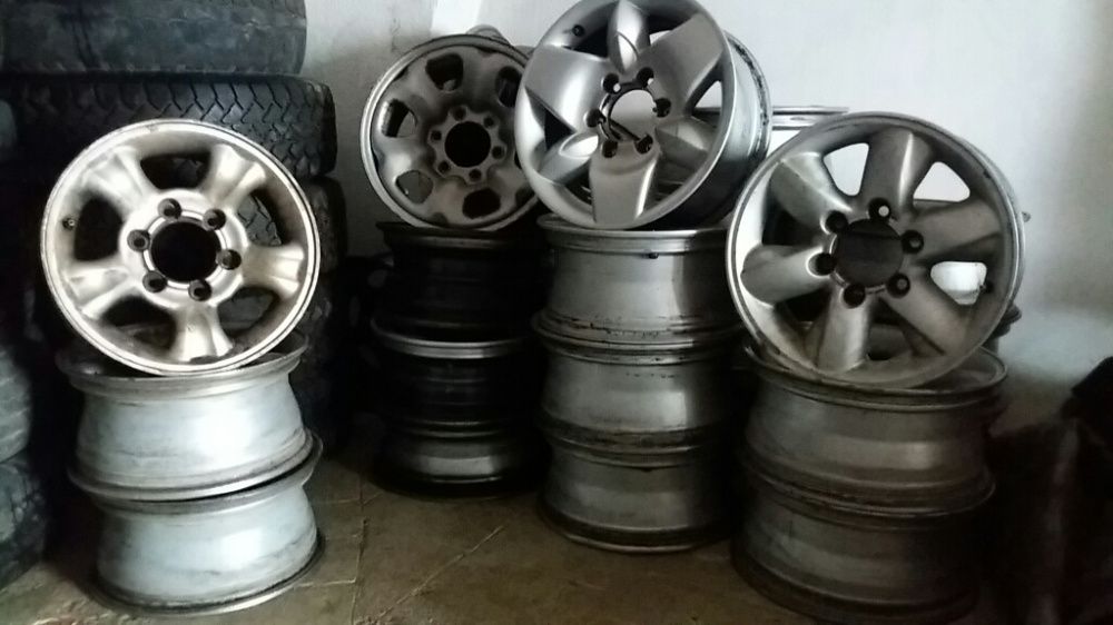 Jantes 16" e 15" Nissan terrano e d22