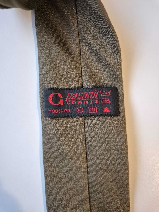 Krawat wojskowy khaki