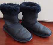 Botas azuis da MO tam 36