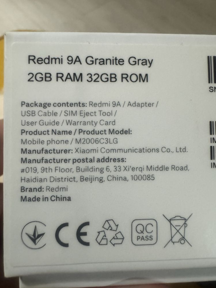 Xiaomi Redmi 9A 2GB RAM