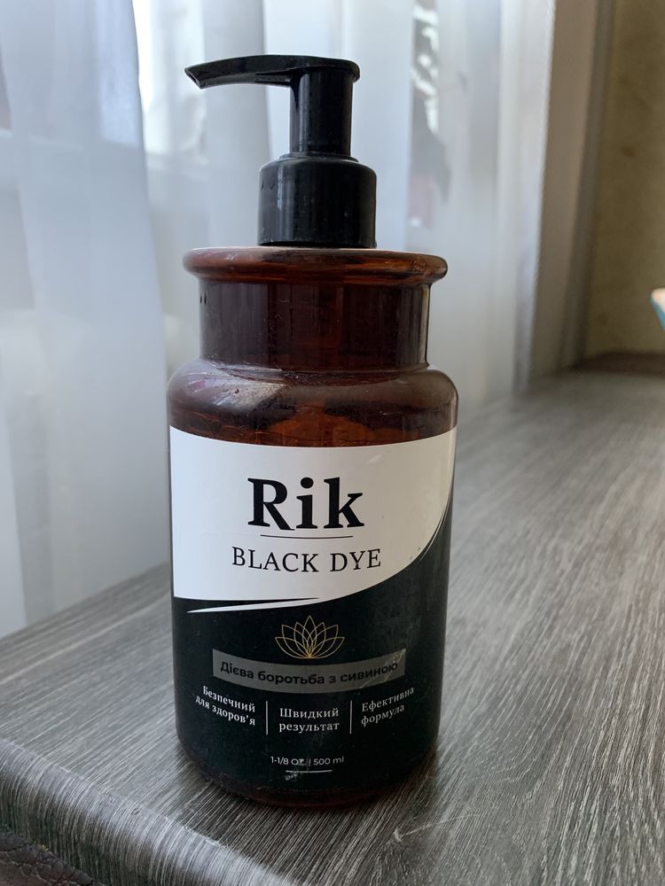 Фарба для темного волосся Rik препарат проти сивини краска для волос