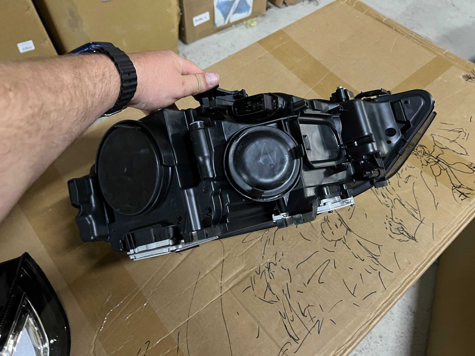 фары audi a4 b8 b8r рестайлинг ксенон Фари ауди а4 б8 замена галогена