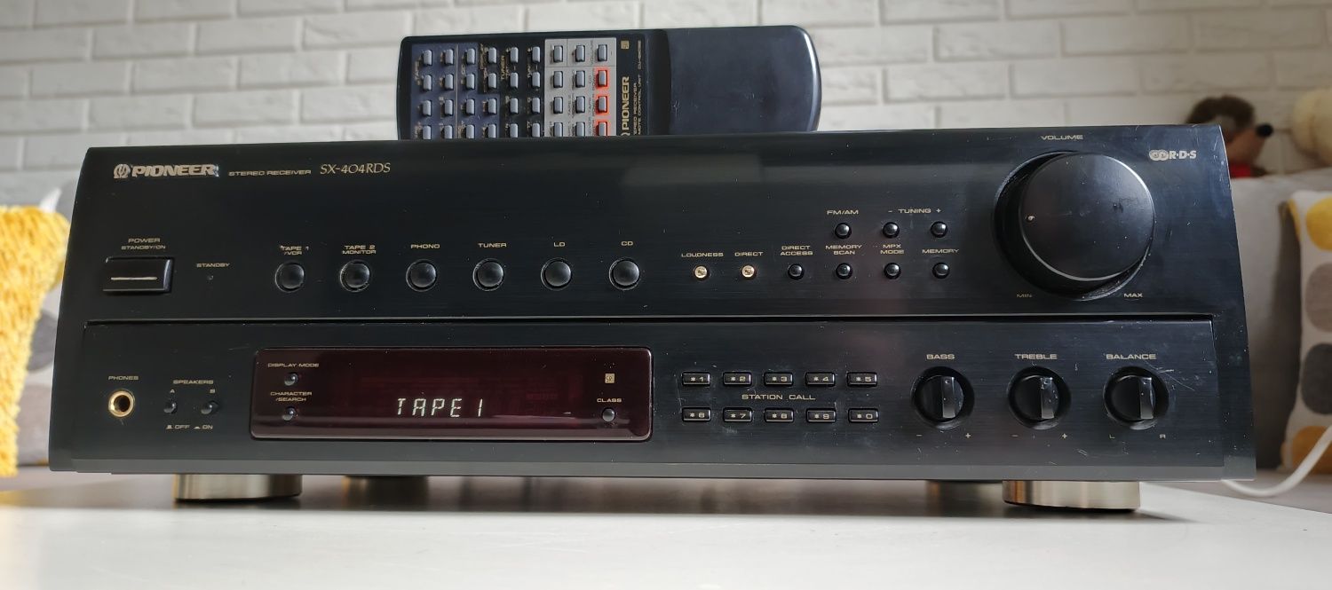 Pioneer SX-404RDS amplituner stereo Hi-fi z RDS, pilot, fajny stan.