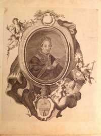 Gravura do papa Clemente XIV