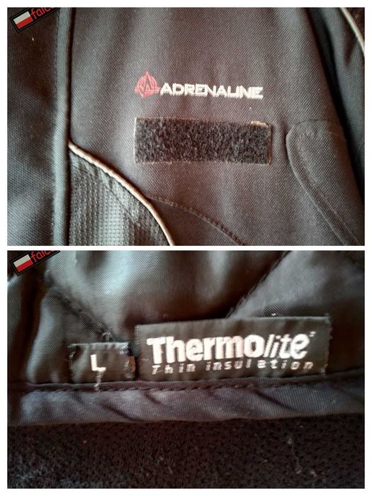 Kurtka ADRENALINE L turystyczna membrana podpinka regulacja BDB wys 0!