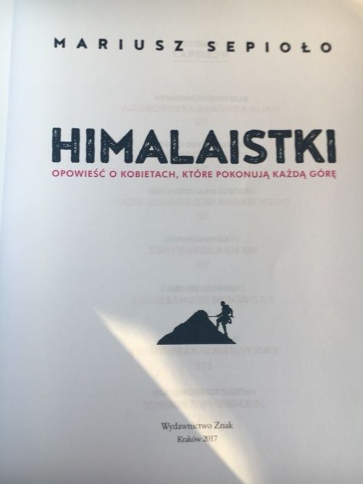 Himalaistki- Mariusz Sepioło