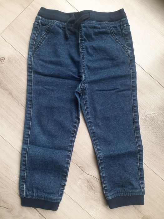 Jeansy legginsy chłopiec 98