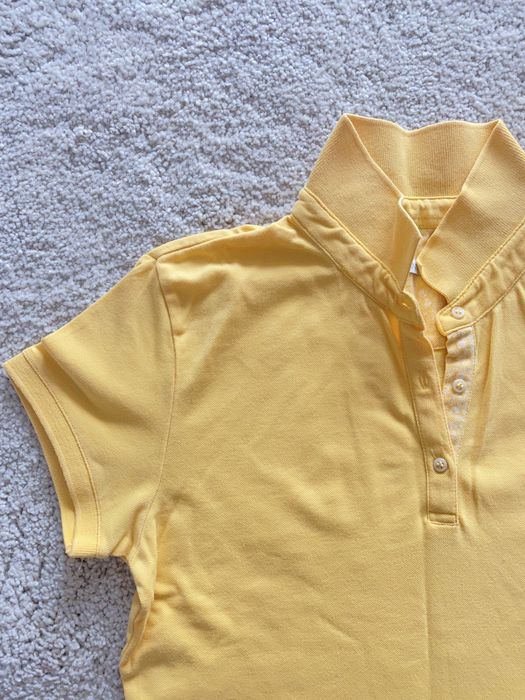 Żólty polo T-shirt w idealnym stanie