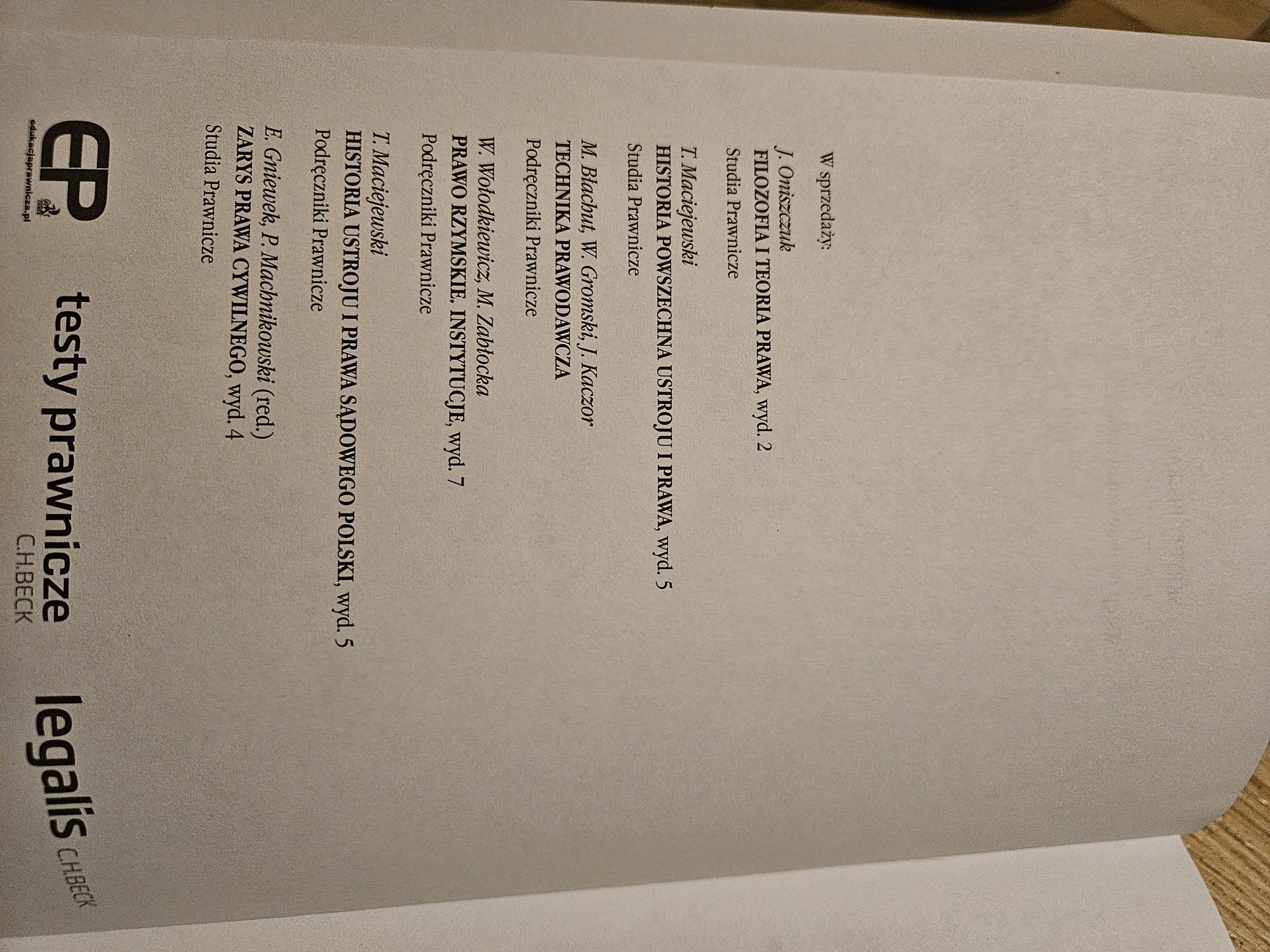 Wstęp do prawoznawstwa, wydanie 15; Chauvin, Stawecki, Wieczorek, 2023